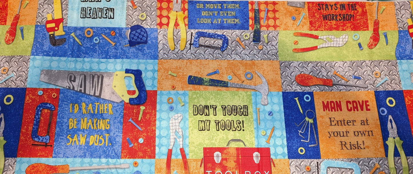 Nuts and Bolts Fabric by Deborah Edwards of Northcott