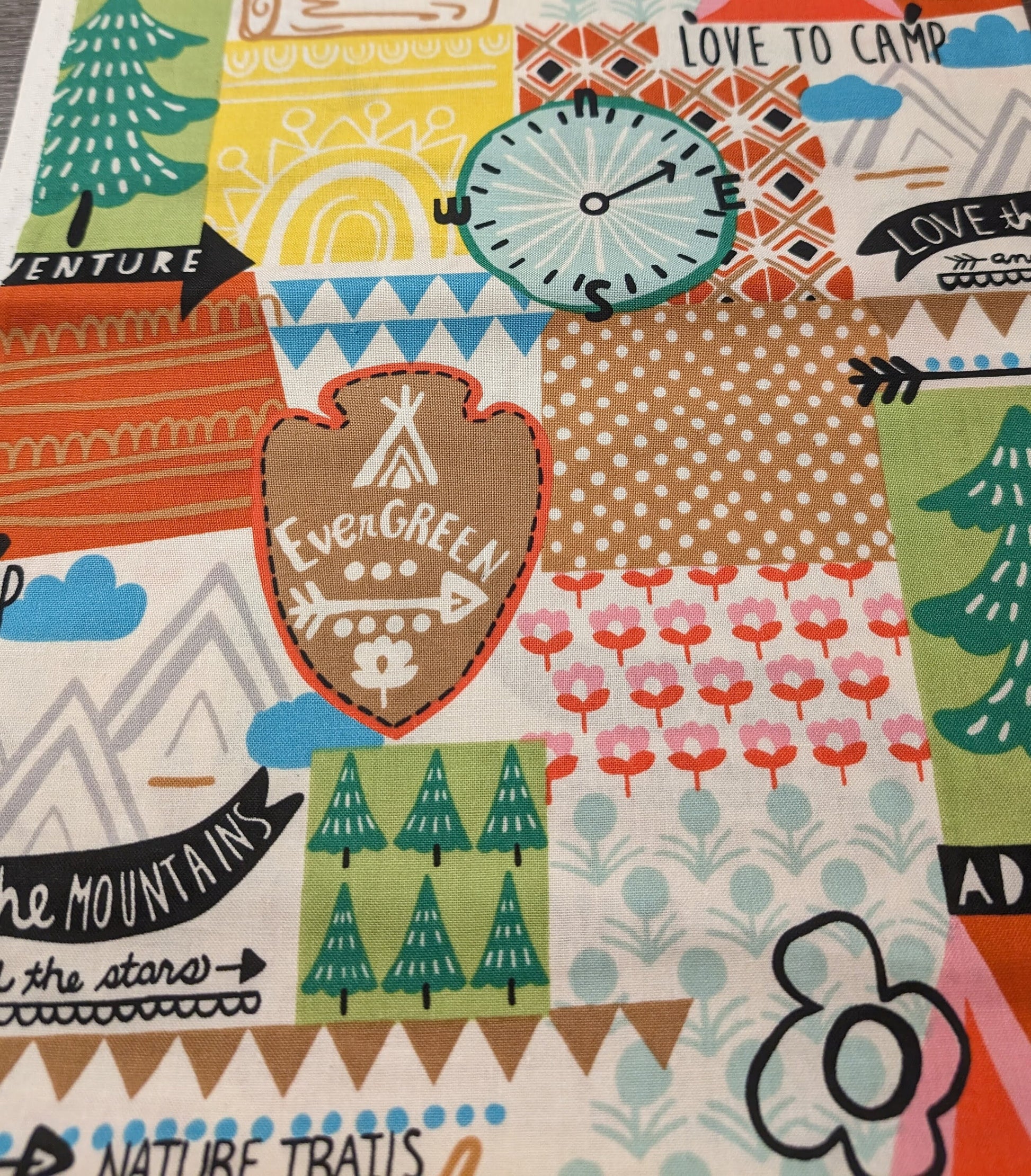 Love to Camp by Deleon Design Group from the Alexander Henry Fabrics Collection